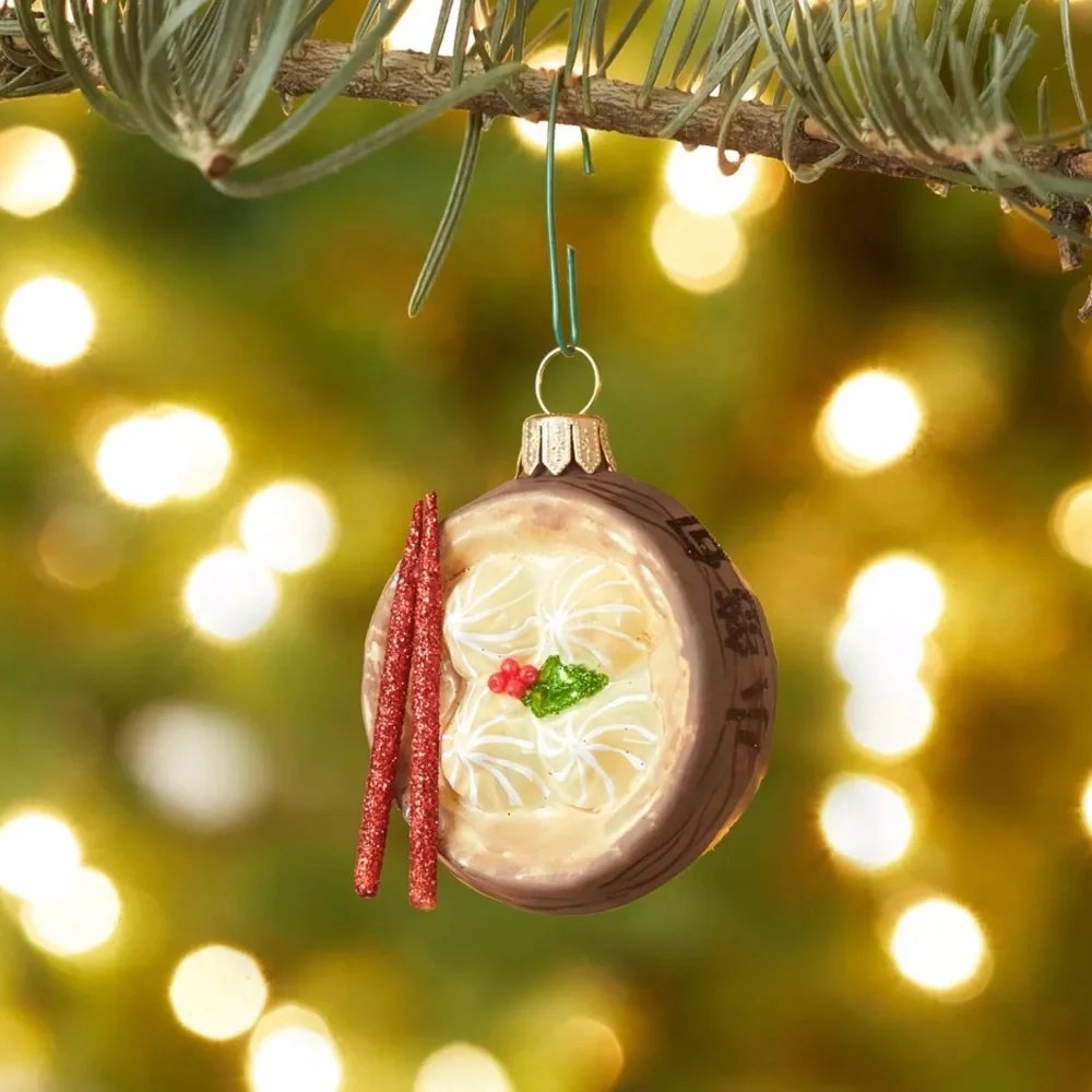 Sur La Table Dumplings Glass Ornament